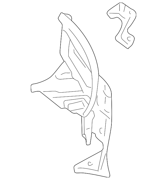 8N0-810-415 Деталь TAIL LAMP POCKET, LEFT