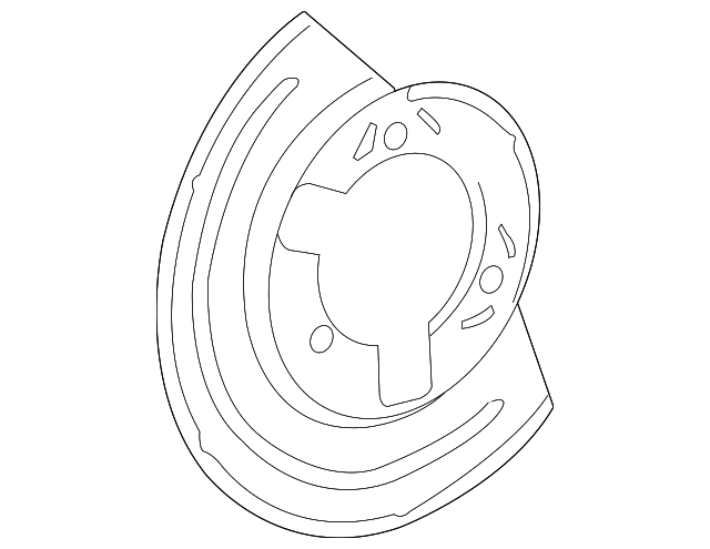 15062810 SPLASH SHIELD, RIGHT