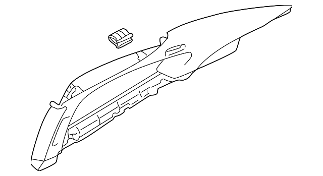 MR621732 Деталь UPPER TRIM PANEL, LEFT