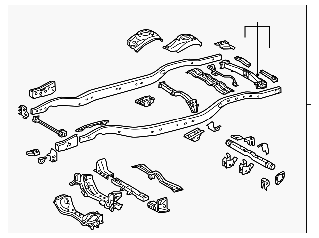51001-60J20 Деталь FRAME ASSY