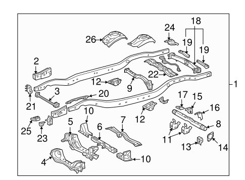 Land Cruiser FRAME & COMPONENTS