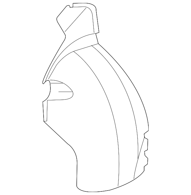 25664524 SPLASH SHIELD, RIGHT