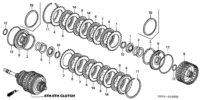 MDX AT CLUTCH (4TH-5TH) ('03-'06)