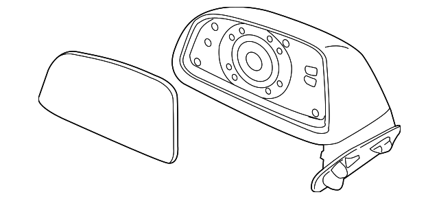 87610-1D130 Деталь MIRROR ASSY, LEFT