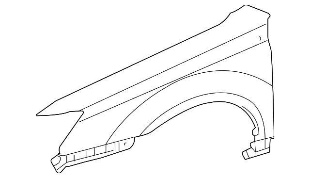 53811-AC050 Деталь FENDER, RIGHT