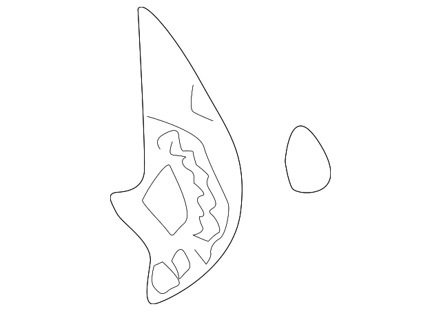 25681985 SIDE PANEL, RIGHT
