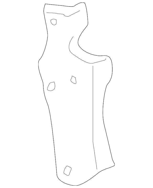 15783909 CARRIER SIDE BRACKET, LEFT