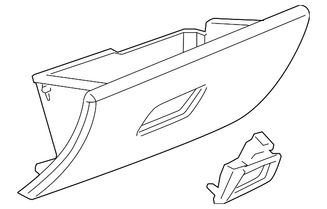 15234865 Деталь GLOVE BOX ASSY