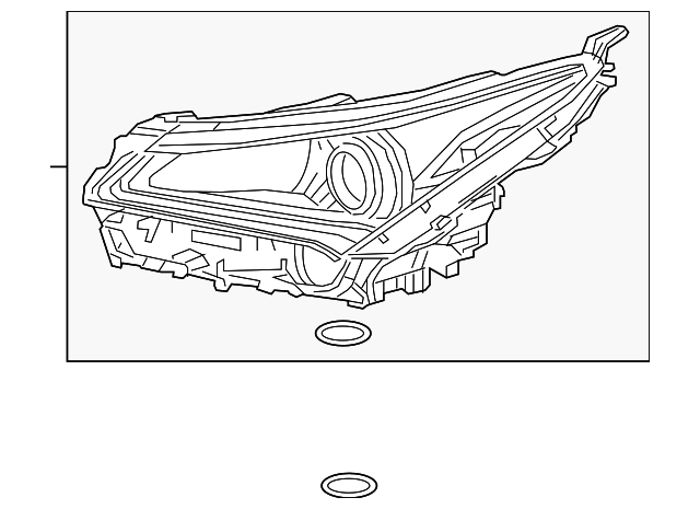 81145-78060 LENS & HOUSING, RIGHT