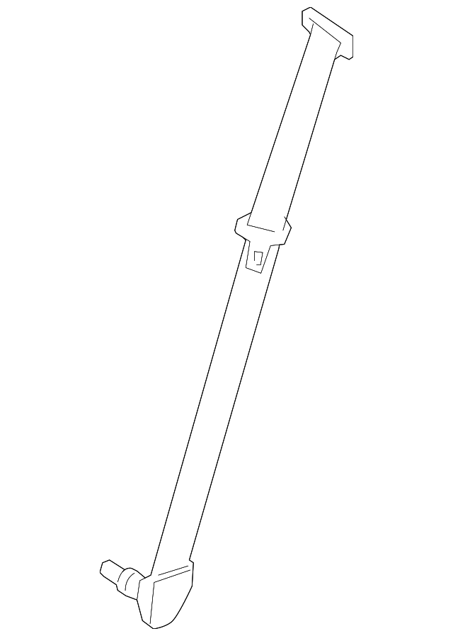 898447S082 Деталь BELT & RETRACTOR, RIGHT
