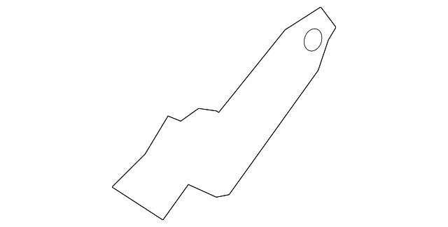 776817S000 Деталь BELT & RETRACTOR UPPER BRACKET, LEFT