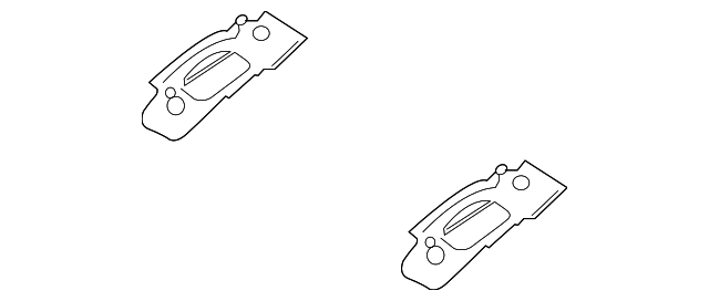 74580ZC30A Деталь ANCHOR PLATE, RIGHT