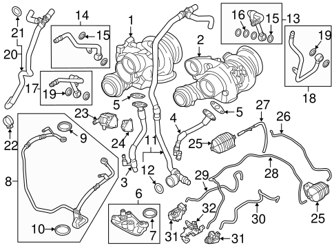 X6 TURBOCHARGER & COMPONENTS 2