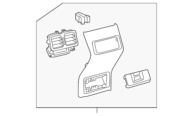 58903-78020-C0 Деталь REAR TRIM PANEL