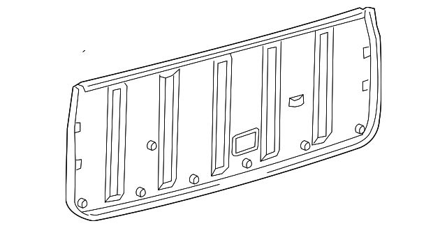 64781-35020-B0 Деталь GATE TRIM PANEL