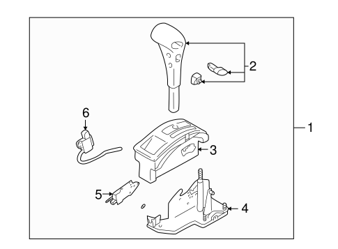 QX4 SHIFTER HOUSING