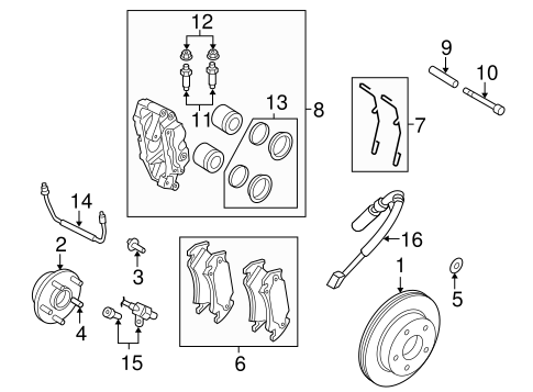 Ram 1500 BRAKE COMPONENTS