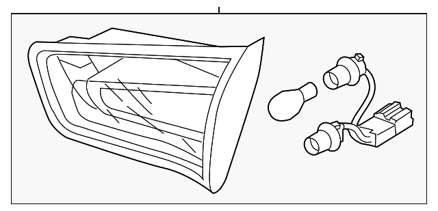 92406-3W500 Деталь BACKUP LAMP ASSY, RIGHT