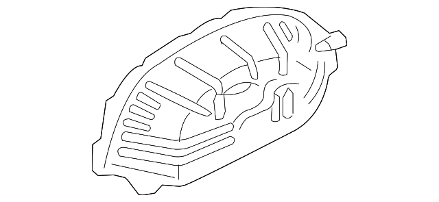 64330-S9V-A01ZZ Деталь WHEELHOUSE, R. RR.