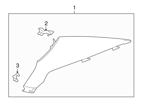 LaCrosse INTERIOR TRIM - QUARTER PANELS
