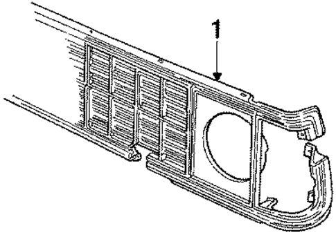 B150 GRILLE & COMPONENTS