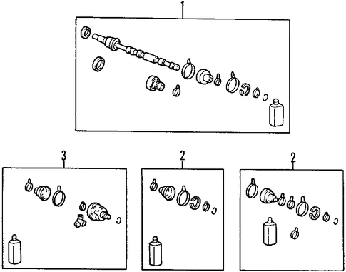 Elantra AXLE SHAFTS & JOINTS