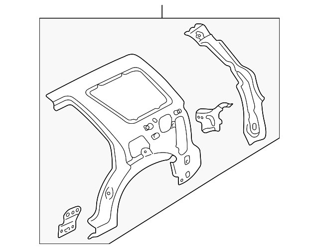EFY1-70-100 Деталь INNER PANEL ASSY, RIGHT