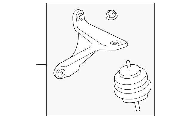 15817854 Деталь FRONT MOUNT ASSY