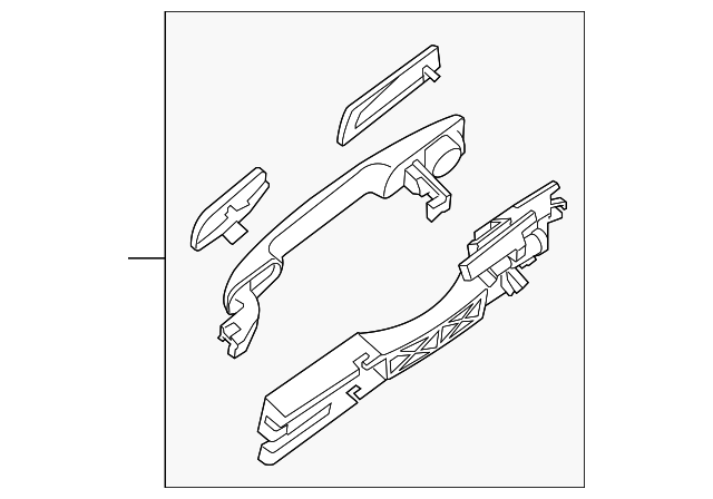 82606-JA31A Деталь HANDLE, OUTSIDE, RIGHT