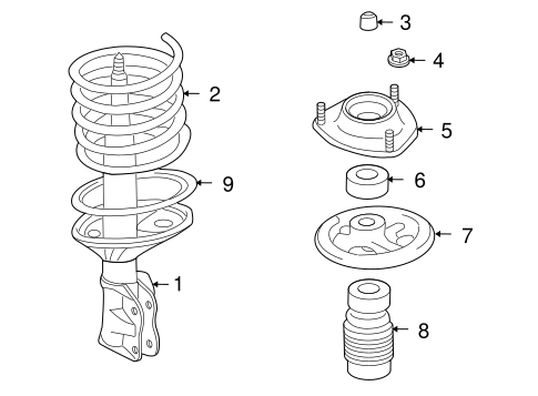 Outlander STRUTS & COMPONENTS