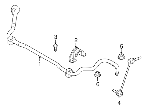 X6 STABILIZER BAR & COMPONENTS 2