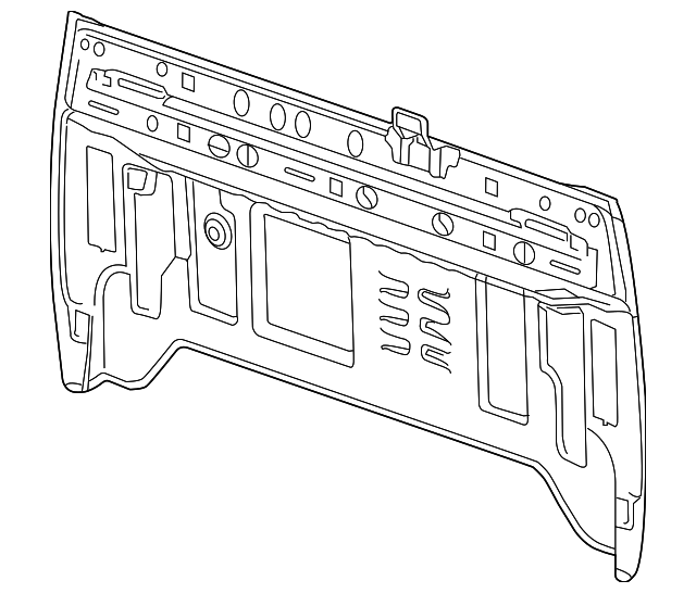 22957068 Деталь BACK PANEL