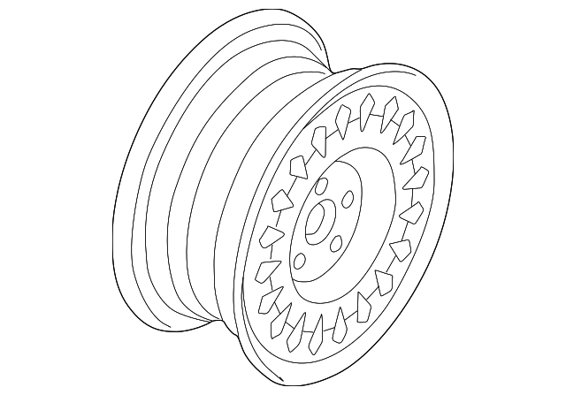 9593871 WHEEL, ALLOY