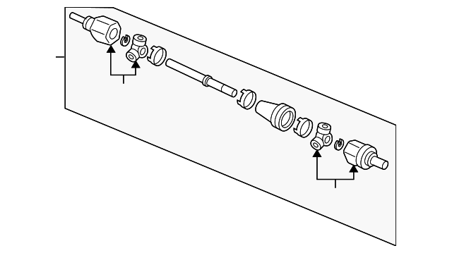 42311-SCW-A10 DRIVESHAFT ASSY., L.