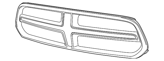 1XV16TZZAB Деталь GRILLE SURROUND