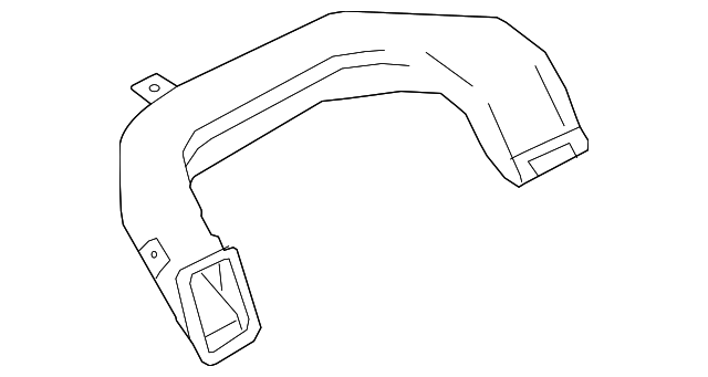 68246974AA Деталь SIDE DUCT, LEFT