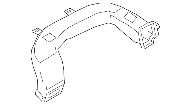 68246971AA Деталь SIDE DUCT, RIGHT