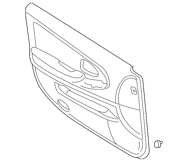 80901-3Y012 DOOR TRIM PANEL, LEFT