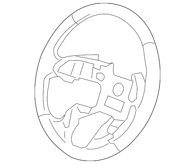 78501-SZA-A91ZA Деталь BODY B, STEERING WHEEL *NH167L* (LEA) (G