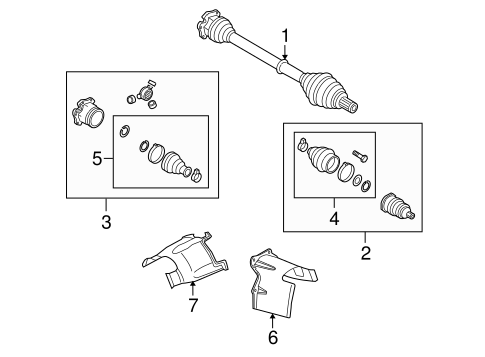 Phaeton DRIVE AXLES