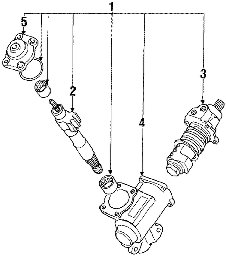 Trooper STEERING GEAR