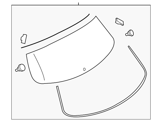 90300-EM30A Деталь LIFT GATE GLASS