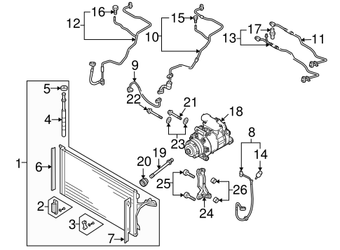 Q7 CONDENSER, COMPRESSOR & LINES 4