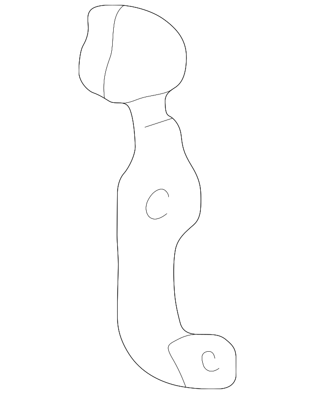 70188122301C Деталь LOCK HANDLE, LEFT