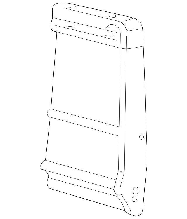 7D0-881-046 Деталь SEAT BACK FRAME