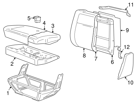EuroVan SEAT COMPONENTS