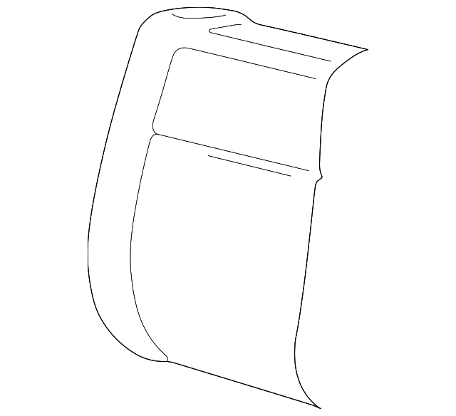 7D0-881-806-E-EEM Деталь SEAT BACK COVER