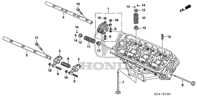 ENGINE/VALVE - ROCKER ARM (RR.) (1) for 2007 Honda RIDGELINE #1