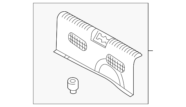 85770-1R500 Деталь REAR PANEL TRIM