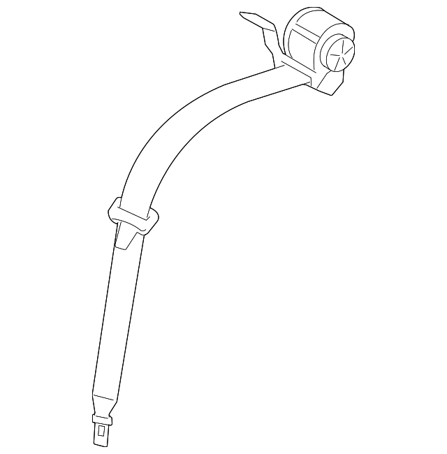 89850-2E500-J9 Деталь CENTER SEAT BELT